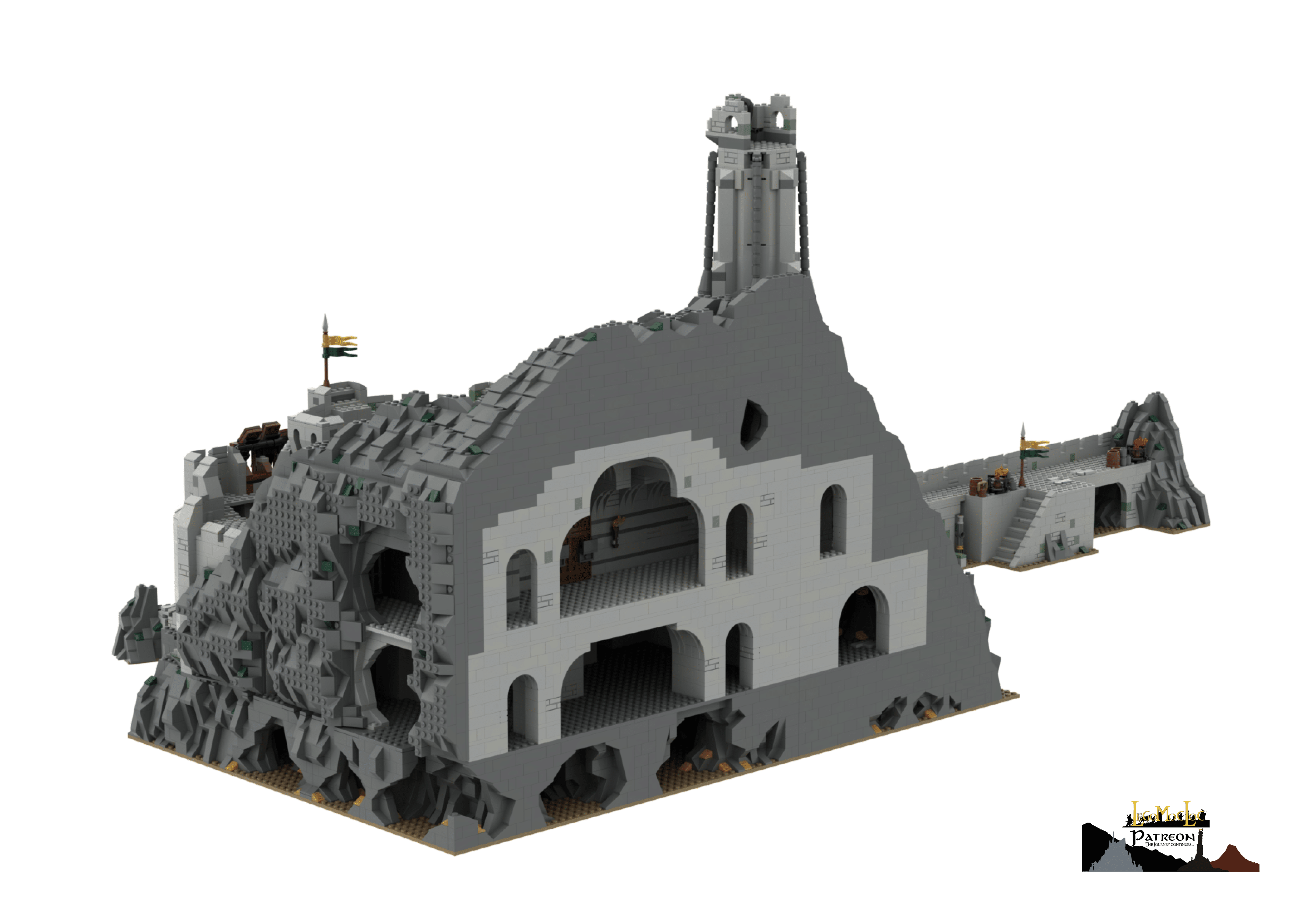 LEGO® custom instructions UCS Helm's Deep - Complete Bundle - Image 7