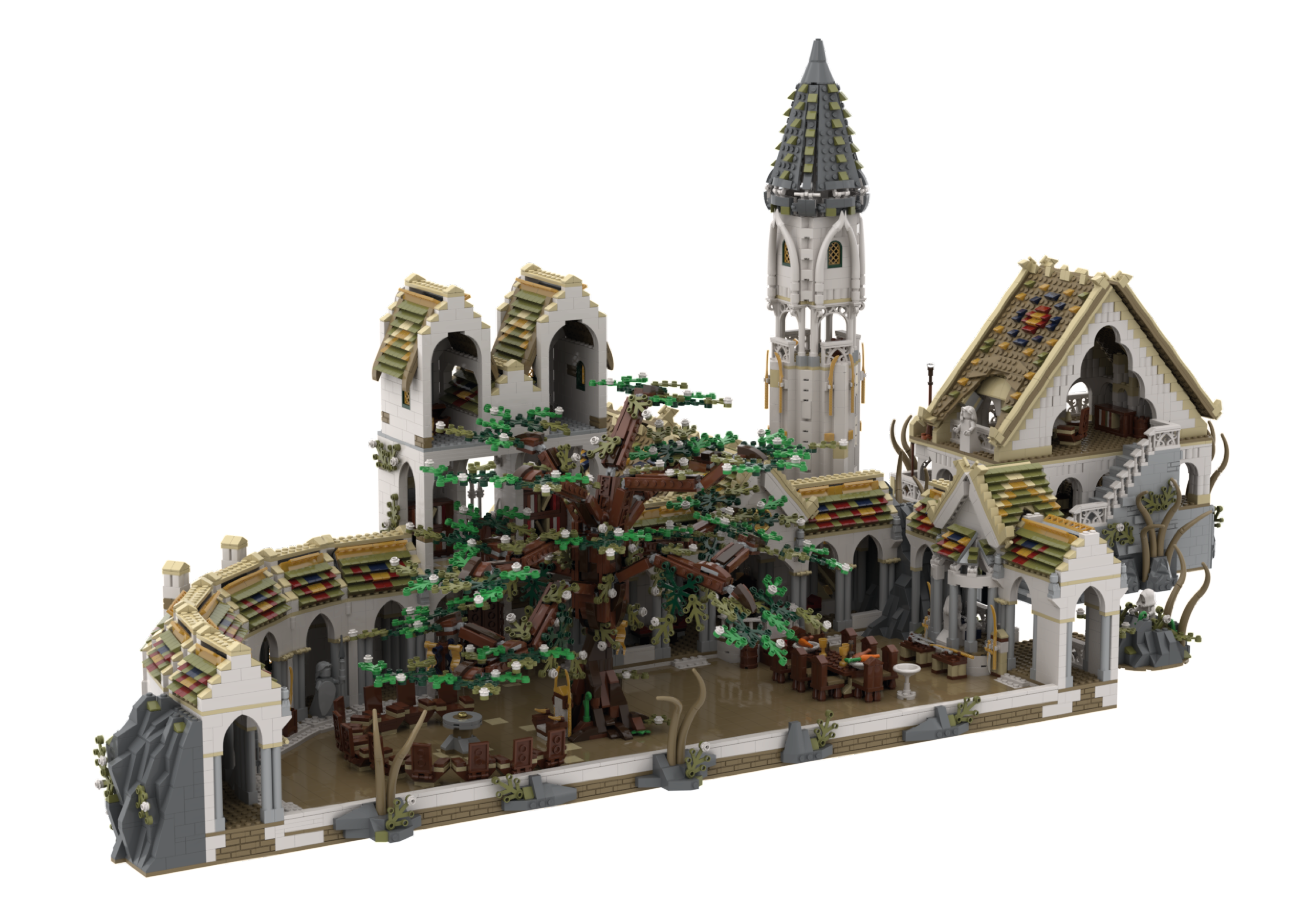Lego rivendell hot sale moc