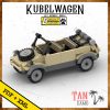 Bearly Bricks 0001c – 1:32 Kubelwagen Tan (Custom Lego® Instructions)