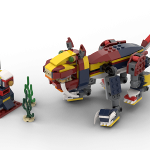 Instructions 3 TO 1 Tiger and rabbit Alternative Build | Build from set 31090 + 31088 + 31102