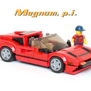 Instructions MOC - Magnum, p.i. - Ferrari 308 GTS & GTB Quattrovalvole
