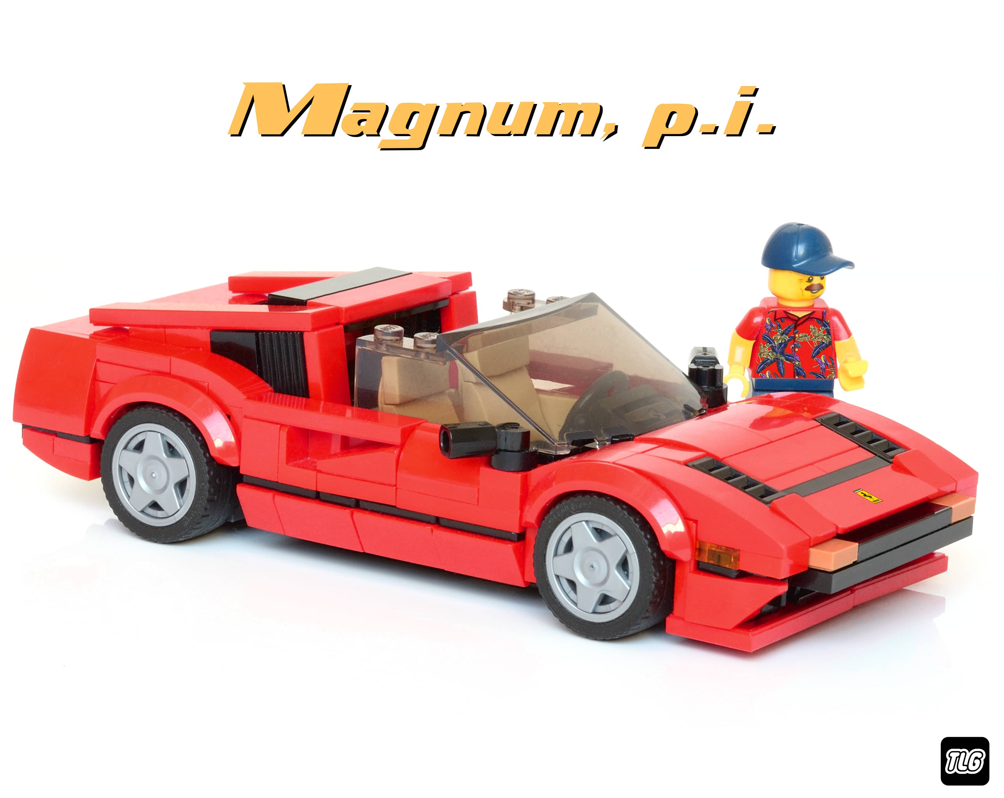 LEGO Custom Sports Car MOC INSTRUCTIONS AND PARTS LIST ONLY PDF
