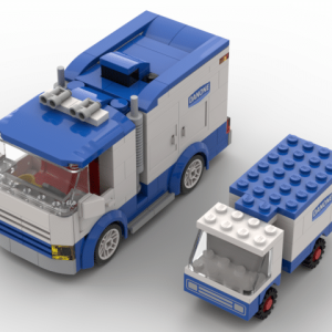 Lego® Instructions 1591 Danone Truck Remaked