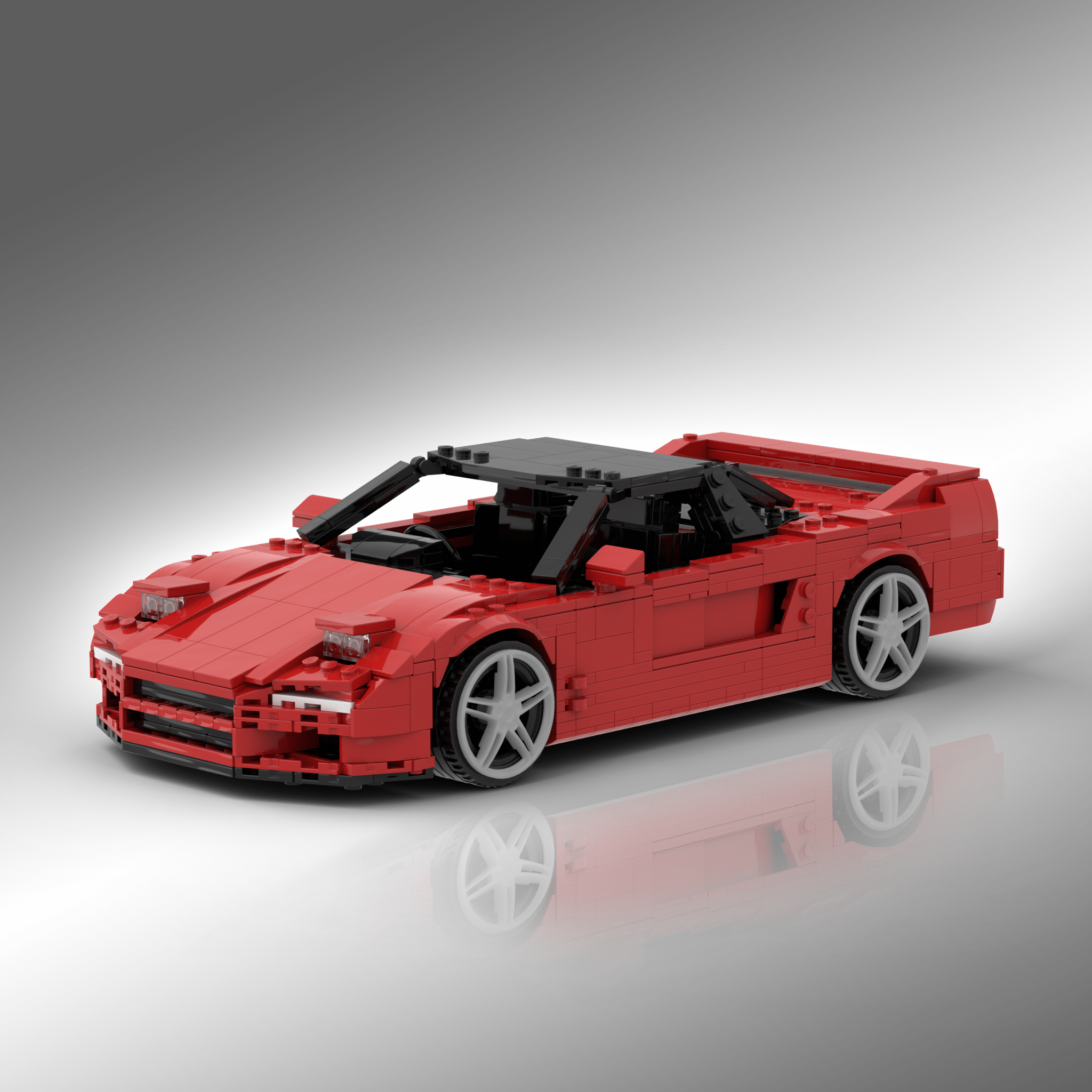 instructions Honda Acura NSX 1:15 scale