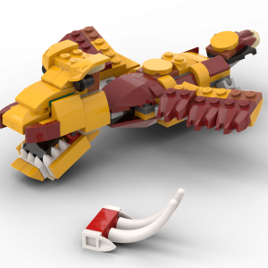 Instructions 31112 Pterodactyl Dinosaur Alternative Build