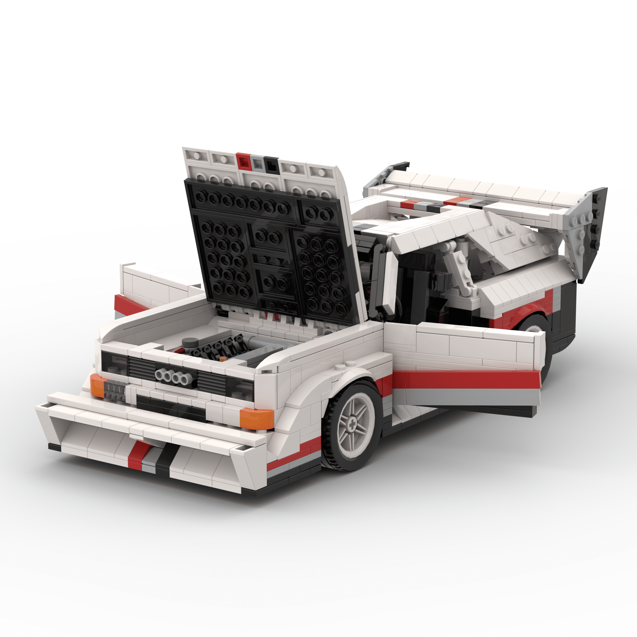 Building the Lego Audi Quattro S1 Set