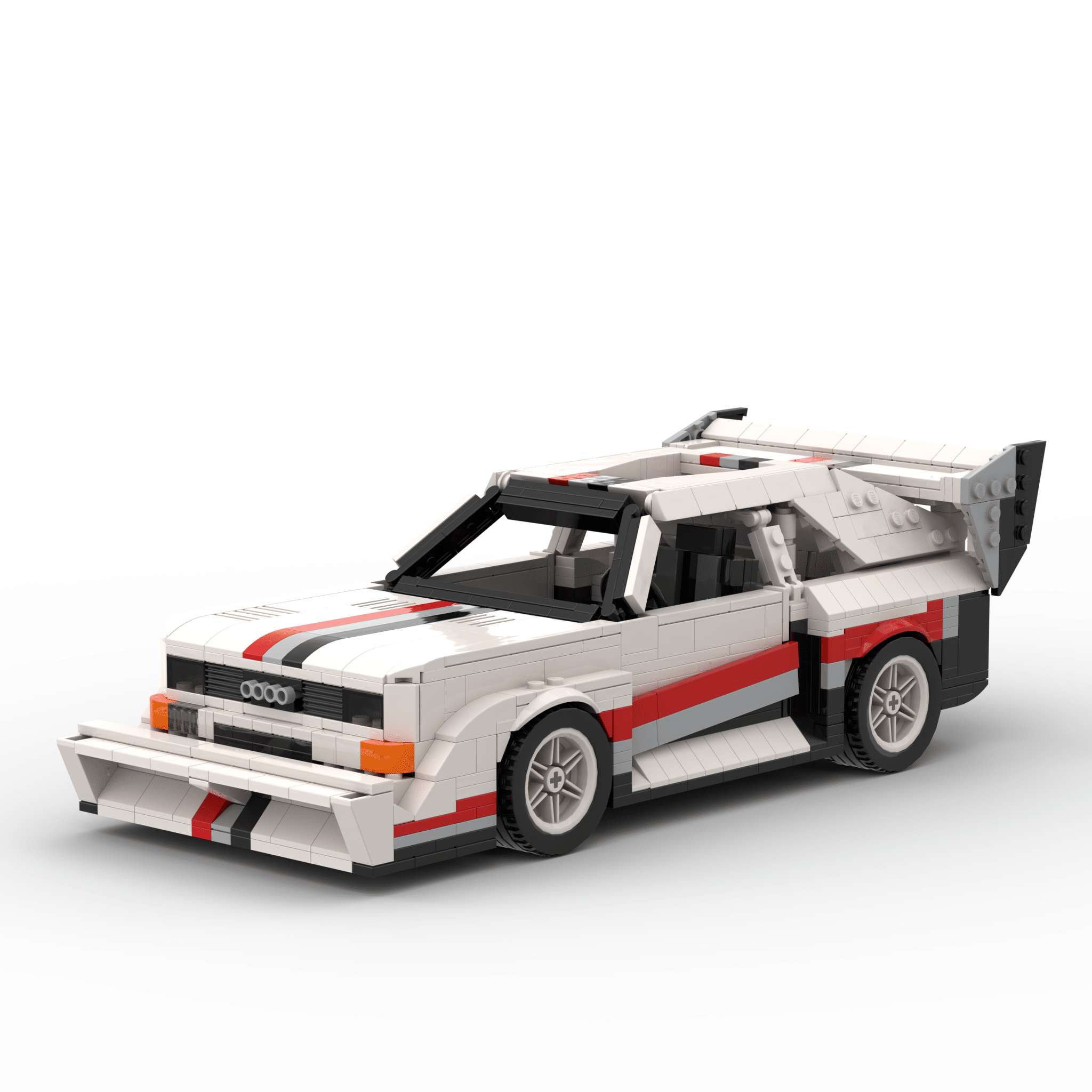 Tahiti medier trængsler LEGO® custom instructions Audi Sport Quattro E2 Pikes Peak / Hillclimb 1:15  scale