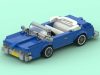 Lego® Instructions 60s inspired convertible sport sedane 8 studs wide
