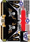 Sticker sheet for F14 Tomcat 1:40 Scale – Jolly Rogers livery