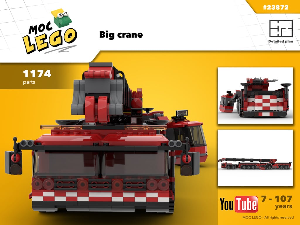 Lego sales big crane