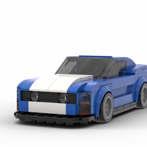 custom instructions Ford Mustang GT set 75871 in 8 stud