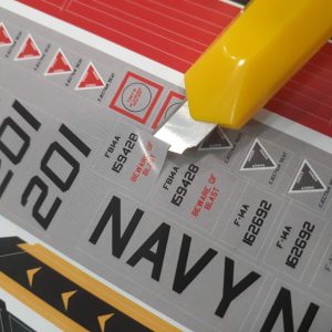 Sticker sheet for F14 Tomcat 1:40 Scale – Top Gun Maverick livery