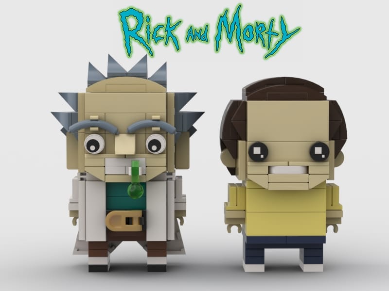 Rick and Morty Brique Lego Compatible Modèle Figurine 