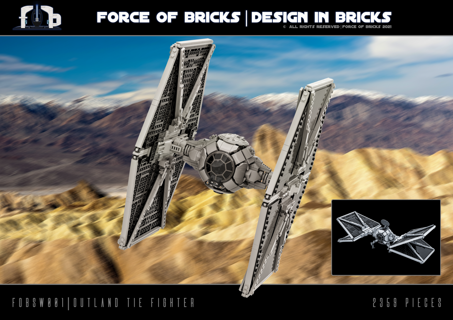 outland tie fighter toy
