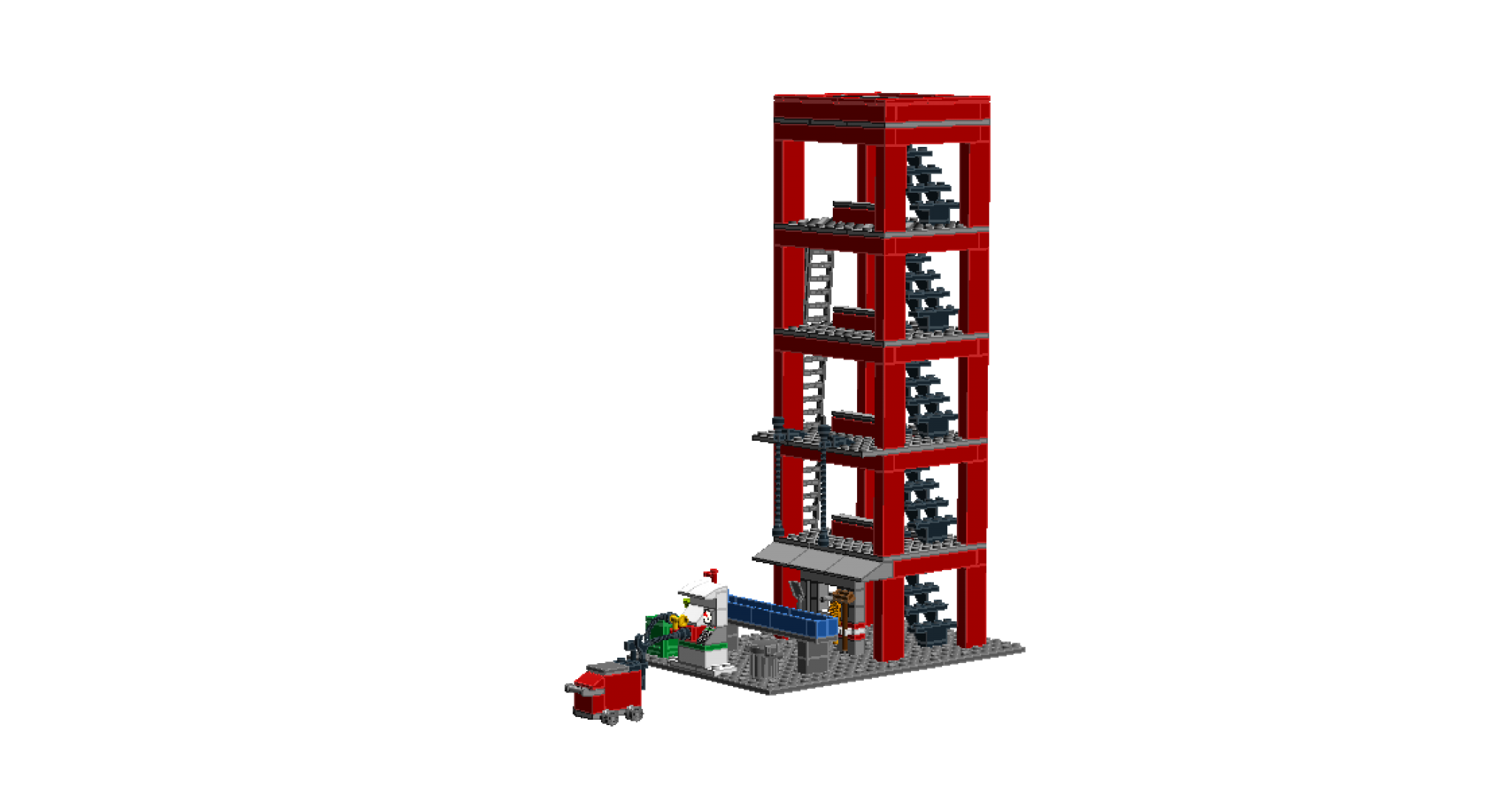 Lego® Instructions 60110 Fire station Castello di manovra