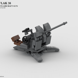 Instrctions 2cm Flak 38, German anti-aircraft gun