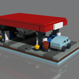 Lego® Instructions  as Station – Mini City