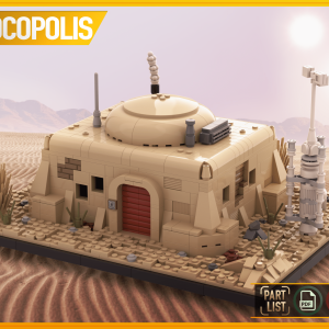 MOC Star Wars Obi-Wan's Hut on Tatooine | PDF instructions (NO PARTS)