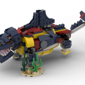 3 TO 1 Stegosauria Dinosaur Alternative Build | Build from set 31090 + 31088 + 31102 Instructions