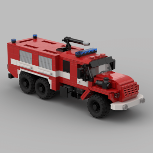 Lego® Instructions URAL 4320 Fire pump-truck 6×6