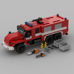 Lego® Instructions URAL 4320 Fire pump-truck 6x6