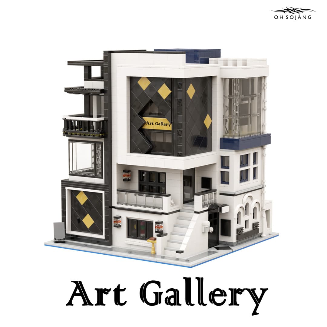 Lego instructions Art Gallery Modular 2021 by ohsojang