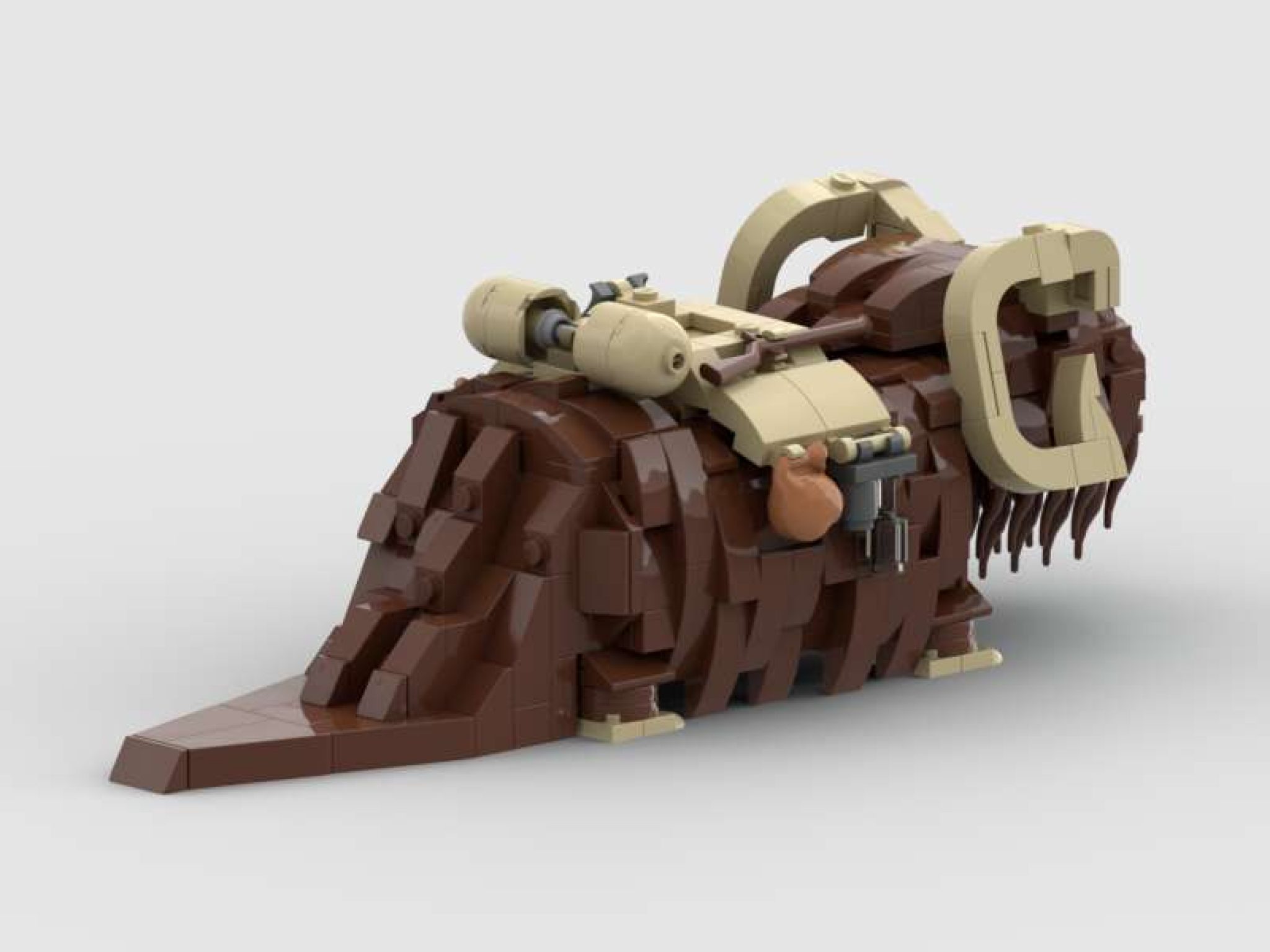 custom lego bantha