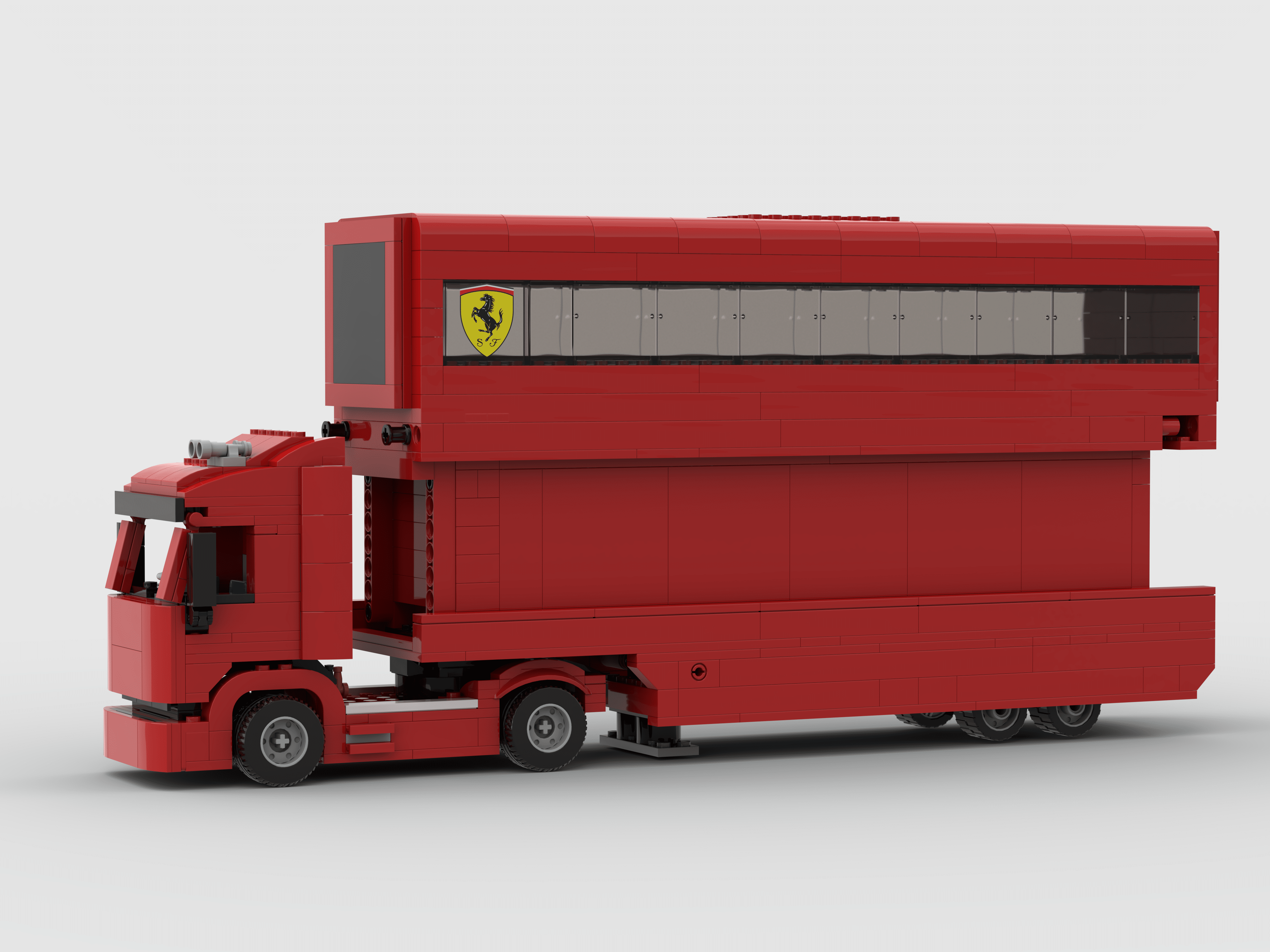 Lego ferrari transporter 2025
