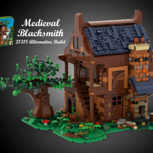 21318 Medieval Blacksmith Alternative Build Instructions