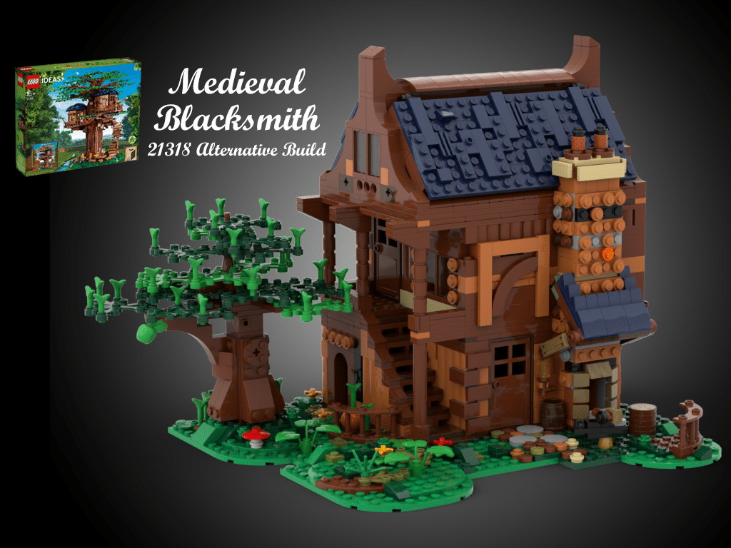 21318 Medieval Blacksmith Alternative Build Instructions