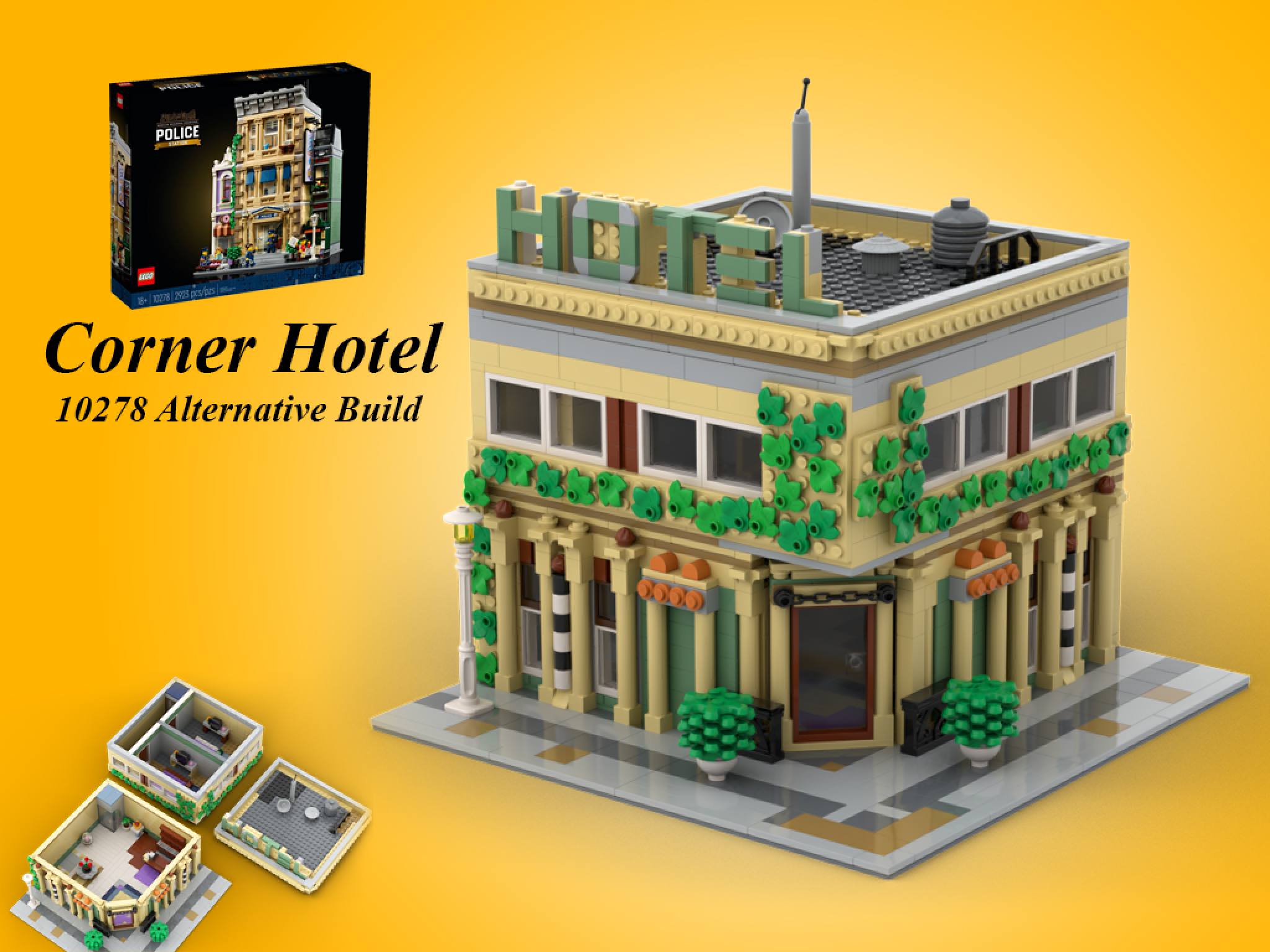 10278 Corner Hotel Alternative Build Instructions