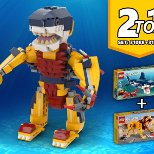 31112 + 31088 Shark King Alternative Build Instructions