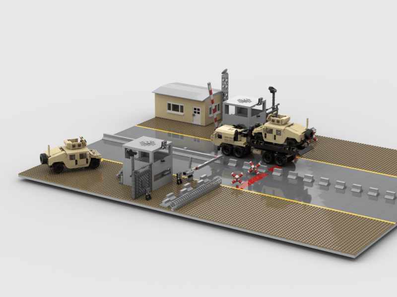 Lego Military Army Base Unofficial Lego How to Build 