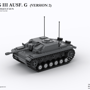 StuG III ausf G version 2 instruction, 1;31 scale, full interior