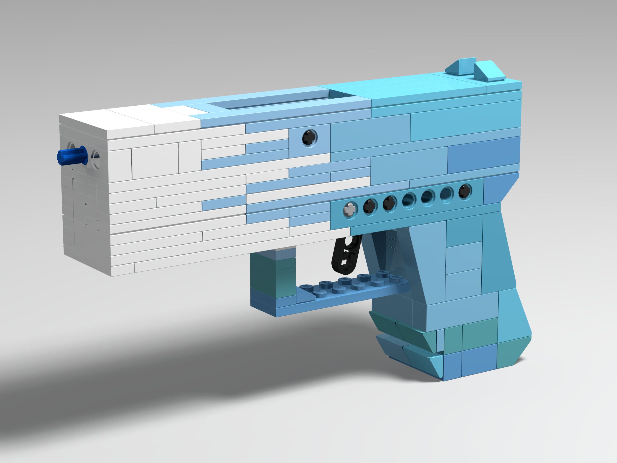 Working LEGO Fortnite RubberBand Pistol INSTRUCTIONS