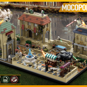 MOC Star Wars Clone Wars: Defence of Naboo Palace instructions