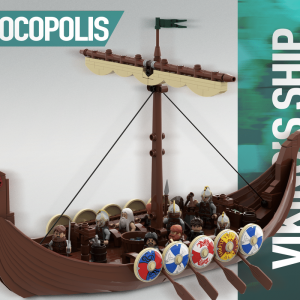 LEGO MOC Medieval Viking's Ship "Drakkar"