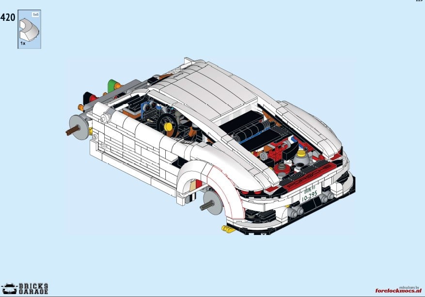 Custom LEGO Porsche 911 Turbo S (992) Review