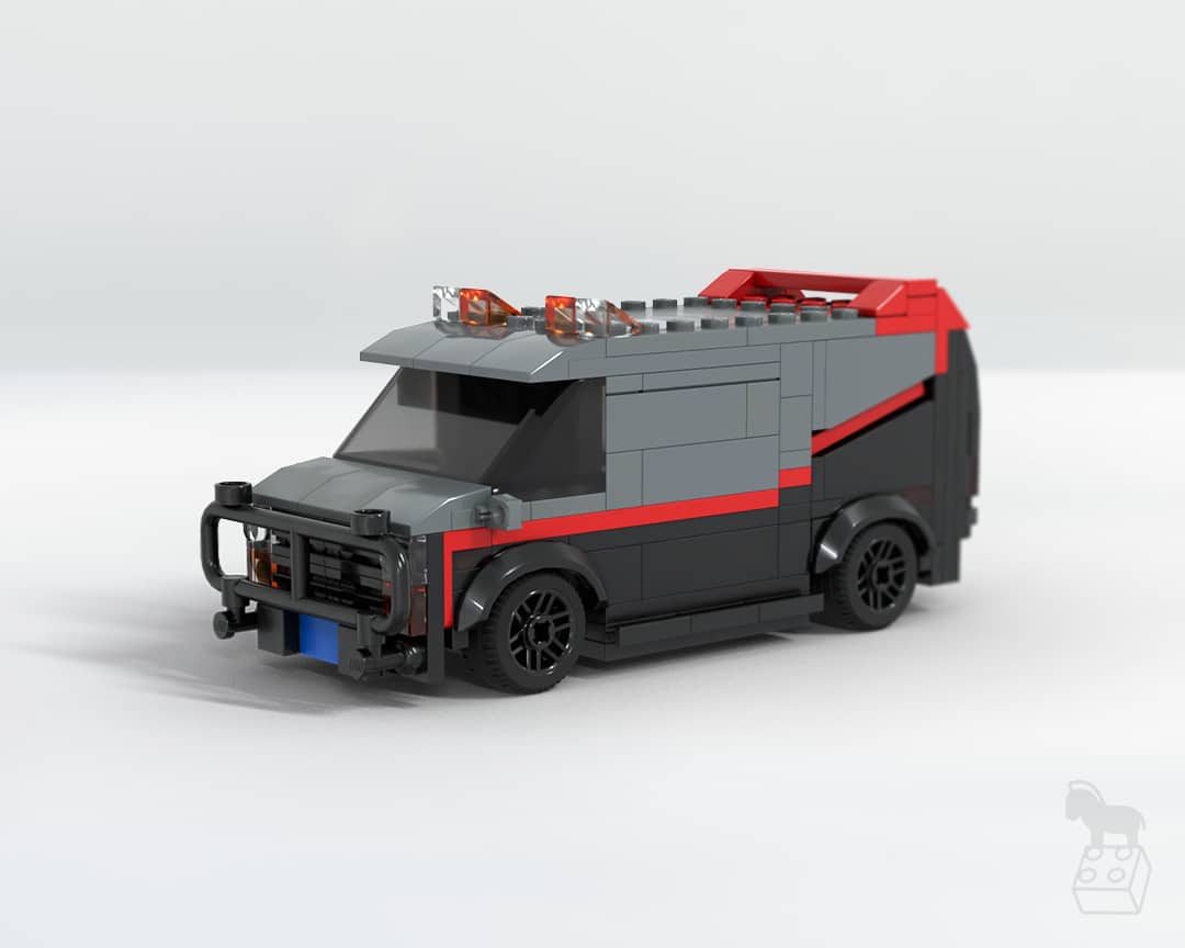 Details about   242Pcs City Police MOC A-Team GMC Van Bricks Model Car Building Blocks Toy Gift 