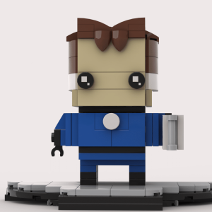 Fantastic 4 Reed Richards aka Mr Fantastic Unstretched Brickheadz instructions