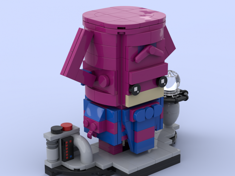 lego marvel galactus fight