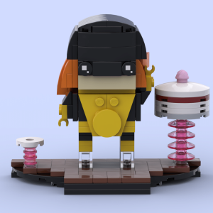 Jean Grey aka Marvel Girl - X-men 1963 Brickheadz (Marvel) instructions