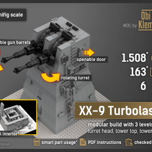 XX-9 Heavy Turbolaser instrcuctions