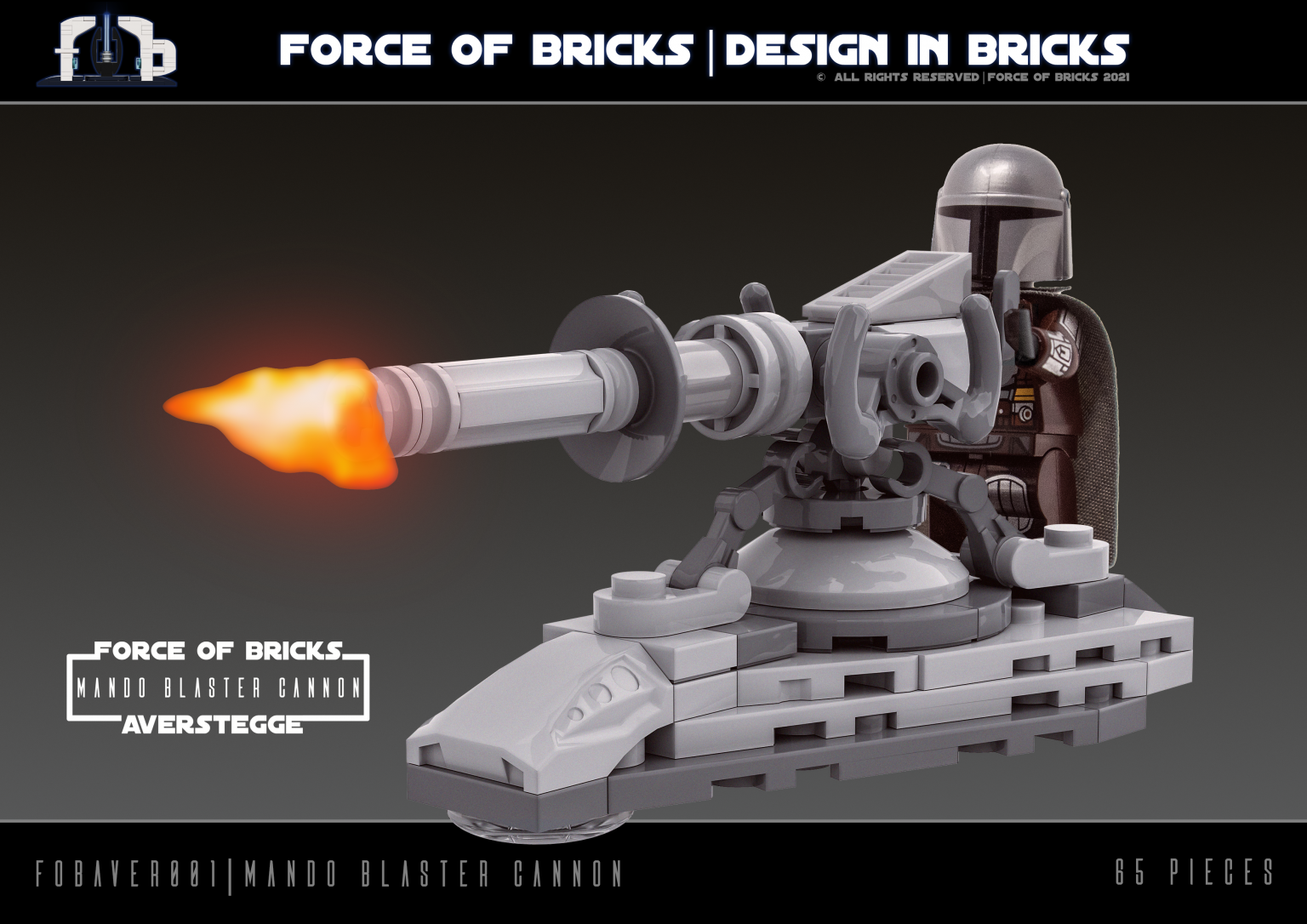 lego mando gun