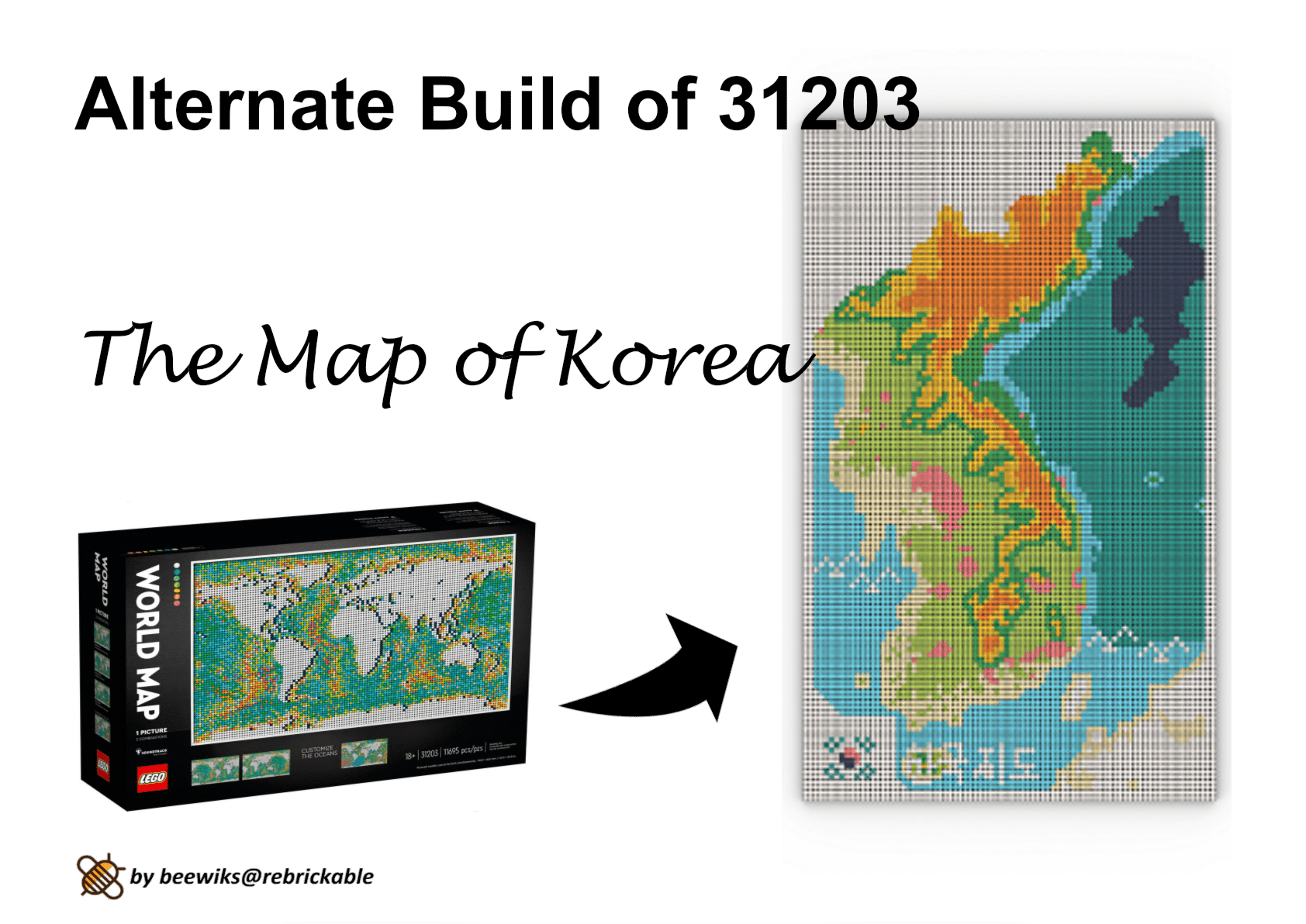 LEGO Art World Map  LEGO Designer Video 31203 