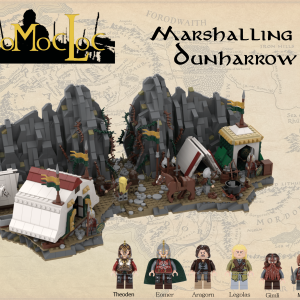 LEGO® custom instructions Marshalling at Dunharrow