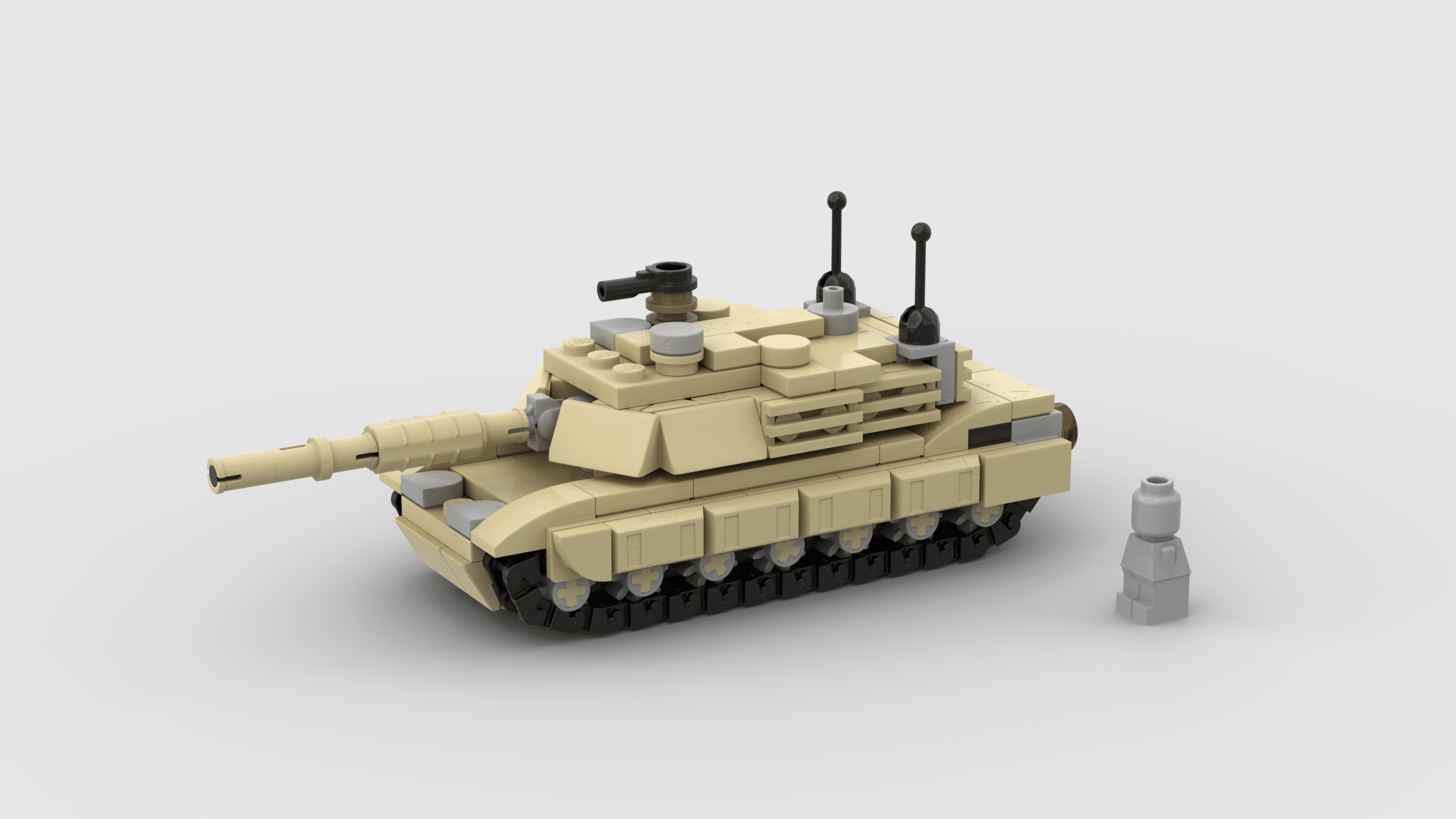 Free: Micro LEGO Tank Instructions