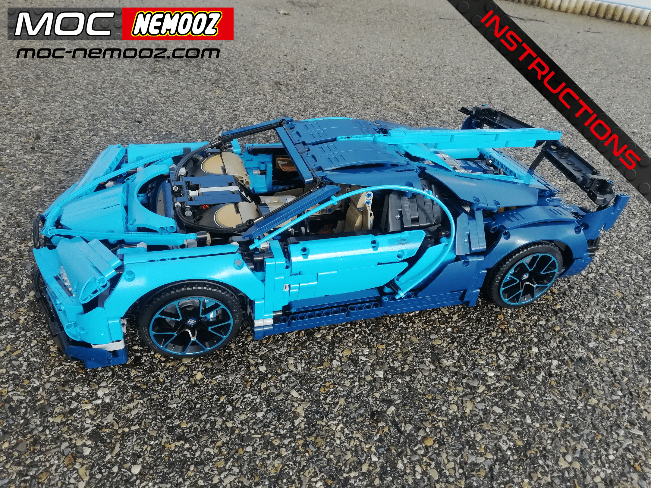 LEGO BUGATTI Vision GT 42083 upgrade