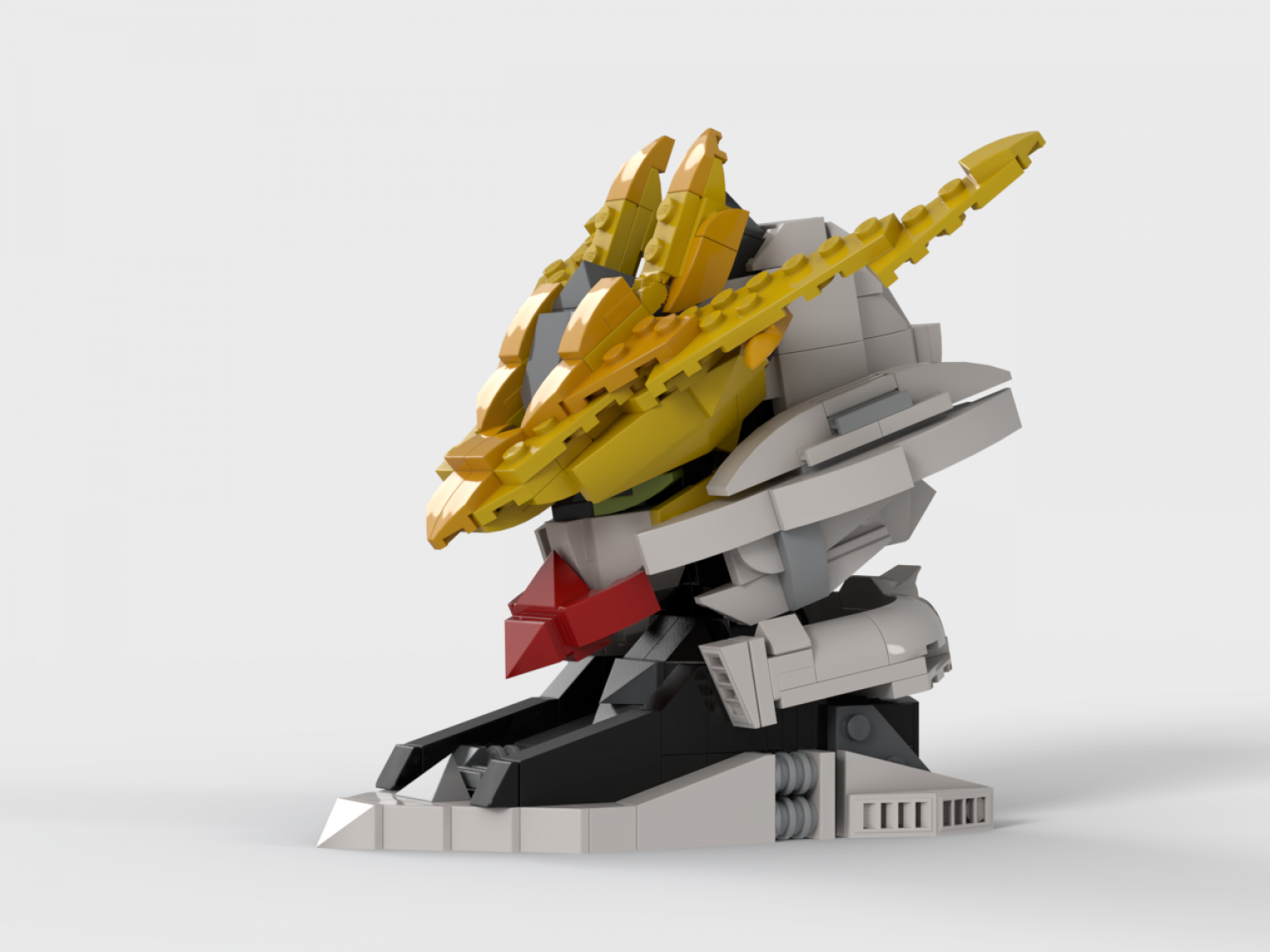 Lego Instructions Gundam Barbatos Bust Lego Instructions MocsMarket