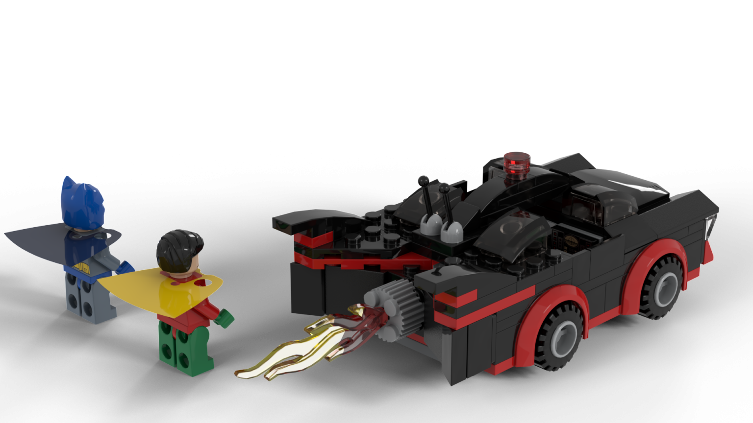 lego batman 1966 batmobile